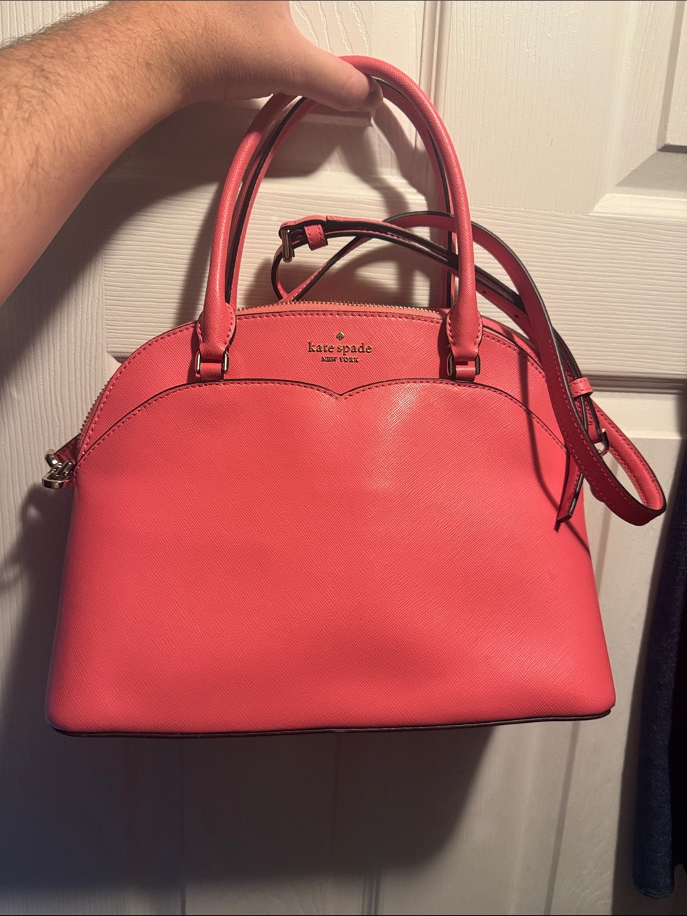 kate spade Coral Pink Dome Satchel